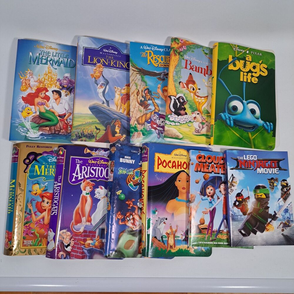 11 Disney Movie Art VHS DVD Sleeve DIY Ephemera TikTok Junk Journal